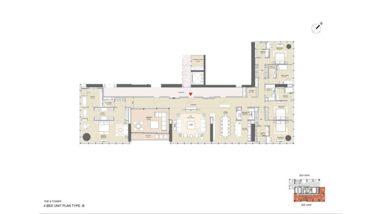 The S Tower 4 Bedroom Type B Floor Plans